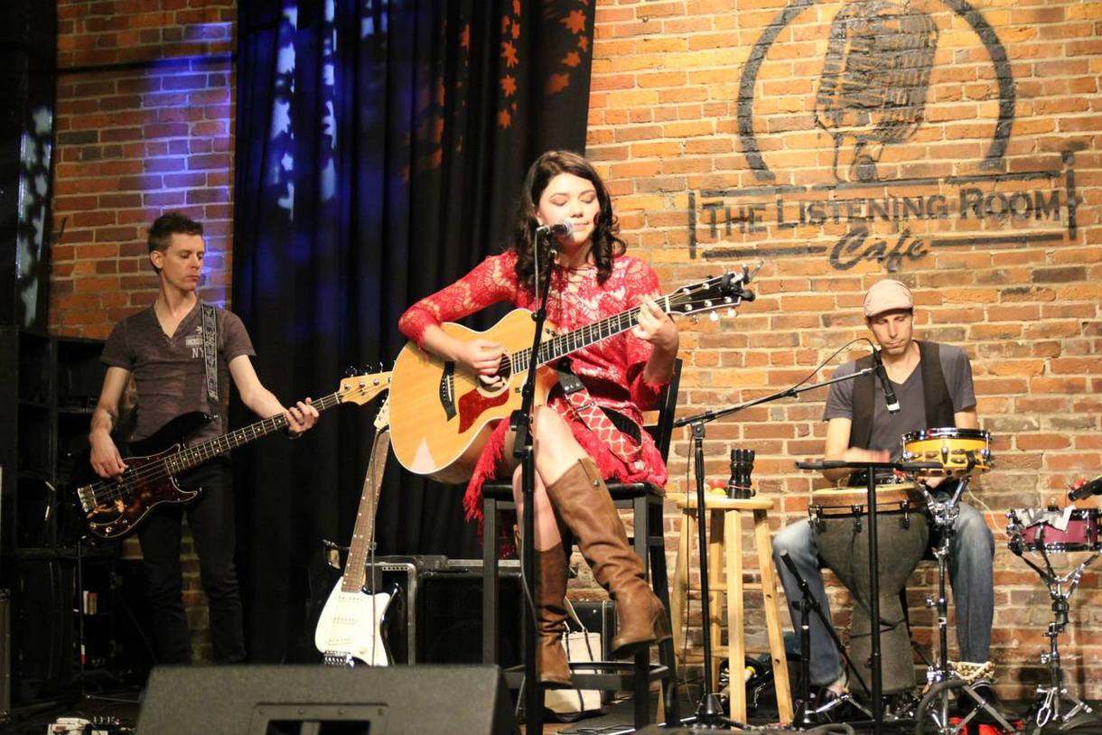Singer-songwriter Bryce Hitchcock performs during the 2015 Summer NAMM Showcase at The Listening Room Cafe in Nashville, Tenn.